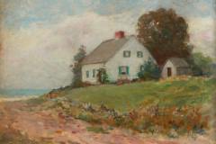 "Half Cape Cottage on the Water" by Charles D. Cahoon