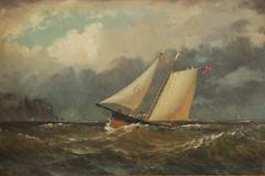 "Pilot Boat Six off the Coast" by William Edward Norton